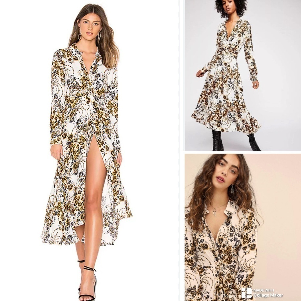 NWT Revolve Free People Tough Love Shirt Dress